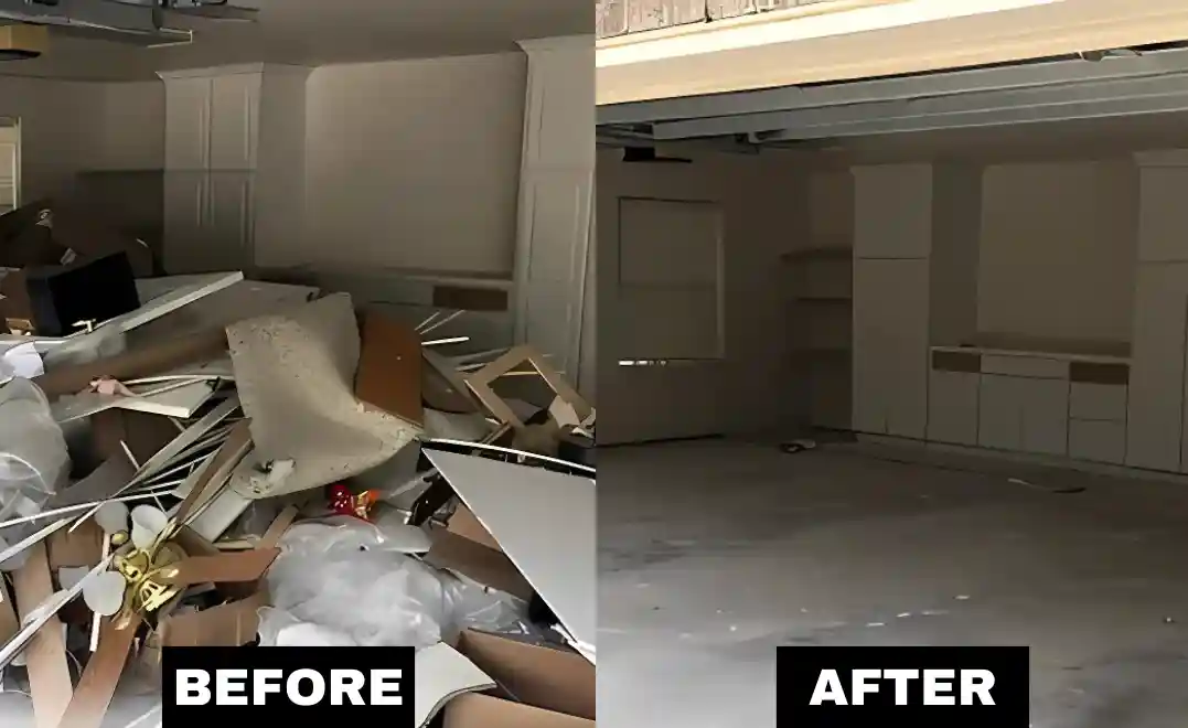 Haul Squad Junk Removal Before After